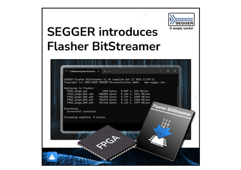 SEGGER Flashers get FPGA Programming Capabilities with Flasher BitStreamer